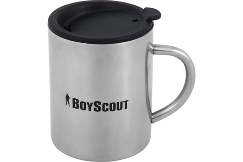 ТЕРМОКРУЖКА BOYSCOUT С КРЫШКОЙ НЕРЖАВЕЮЩАЯ СТАЛЬ 360МЛ 61137