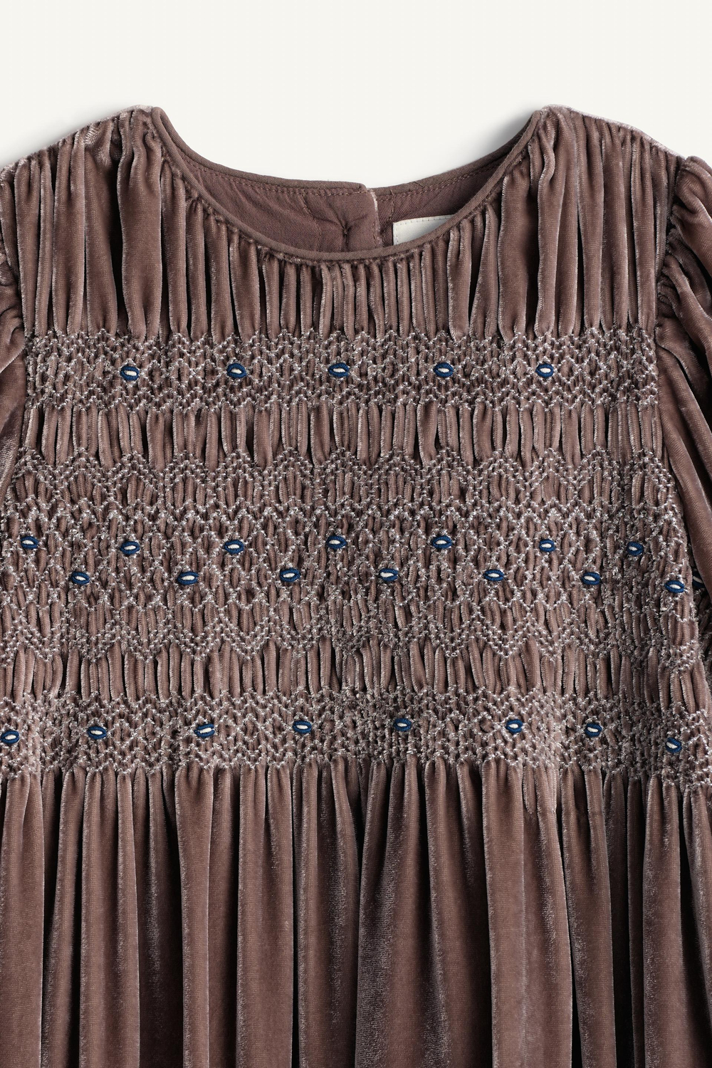 ZARA ПЛАТЬЕ С ВЫШИВКОЙ - LIMITED EDITION, СЕРО-КОРИЧНЕВЫЙ