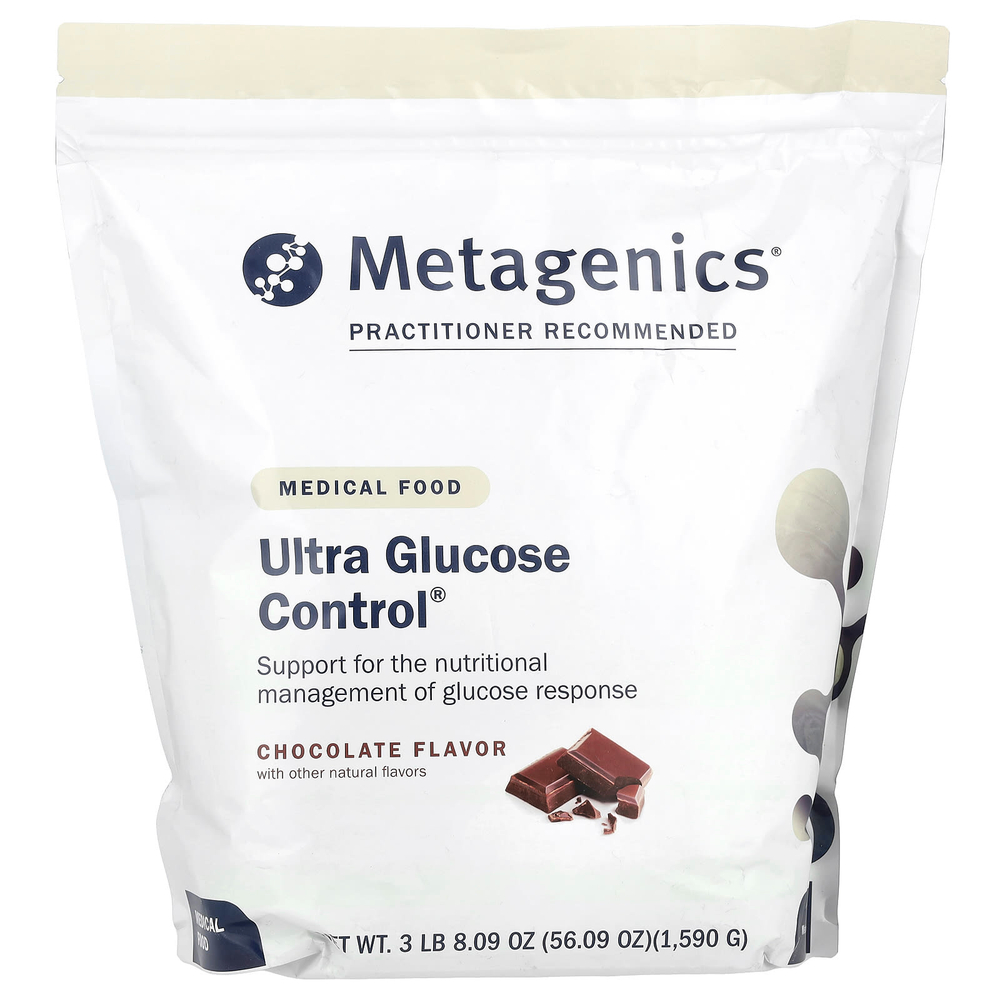 Metagenics, Ultra Glucose Control®, медицинское питание, шоколад, 1590 г (56,09 унции)