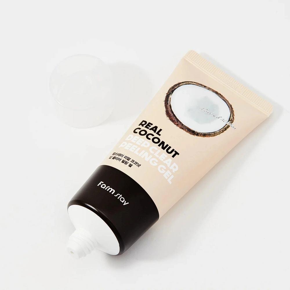 Farm Stay Real Coconut Deep Clear Peeling Gel, 100ml Пилинг-гель с экстратком кокоса