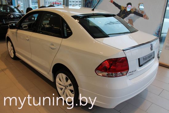 Накладка заднего бампера для Volkswagen Polo sedan
