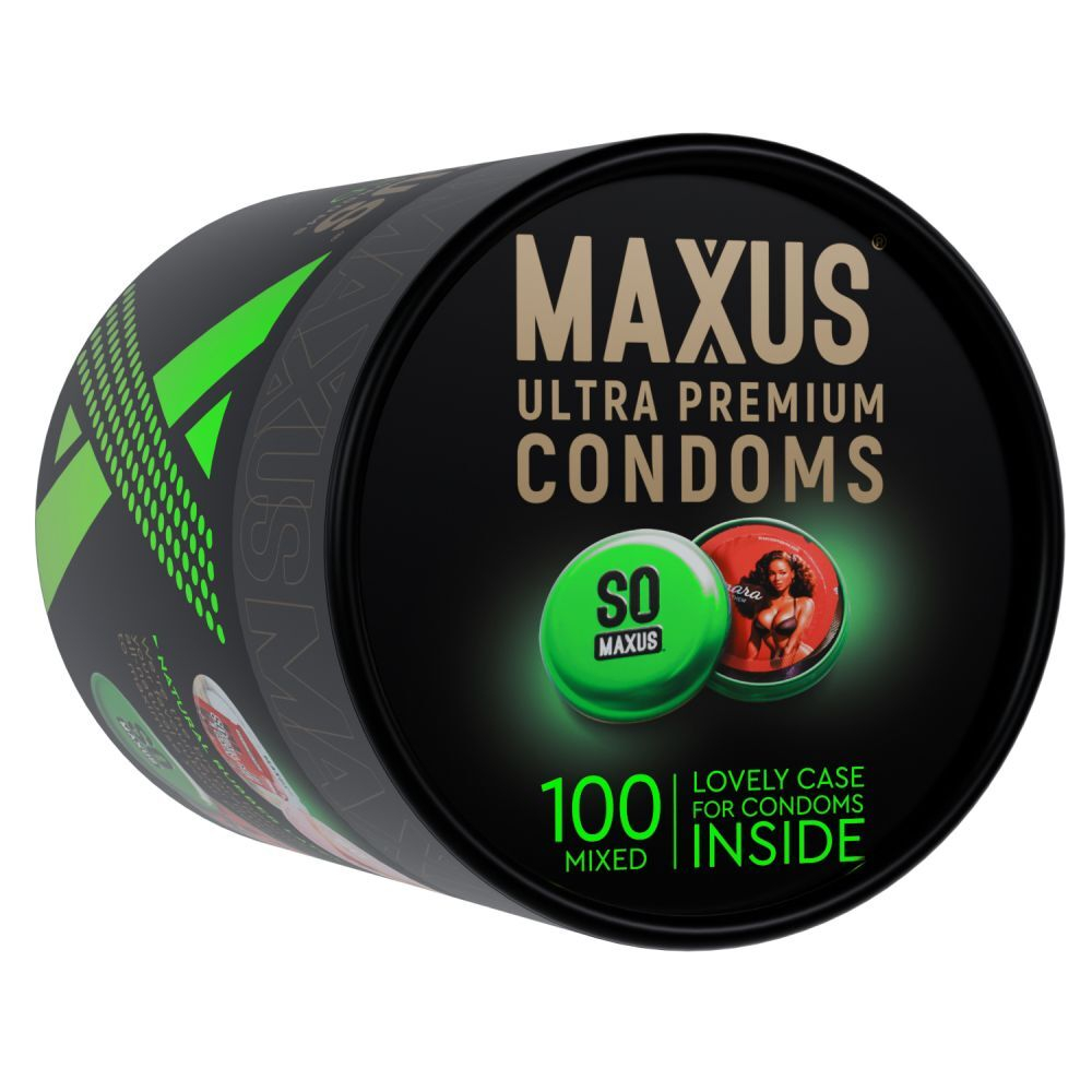 Презервативы MAXUS Mixed гладкие и текстурированные (100 шт.) 2122mx