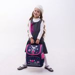 Ранец ПИФАГОР BASIC, 1 отделение, 3 кармана, эргономичная спинка, "Lovely bunny", 35х28х18 см, 271371