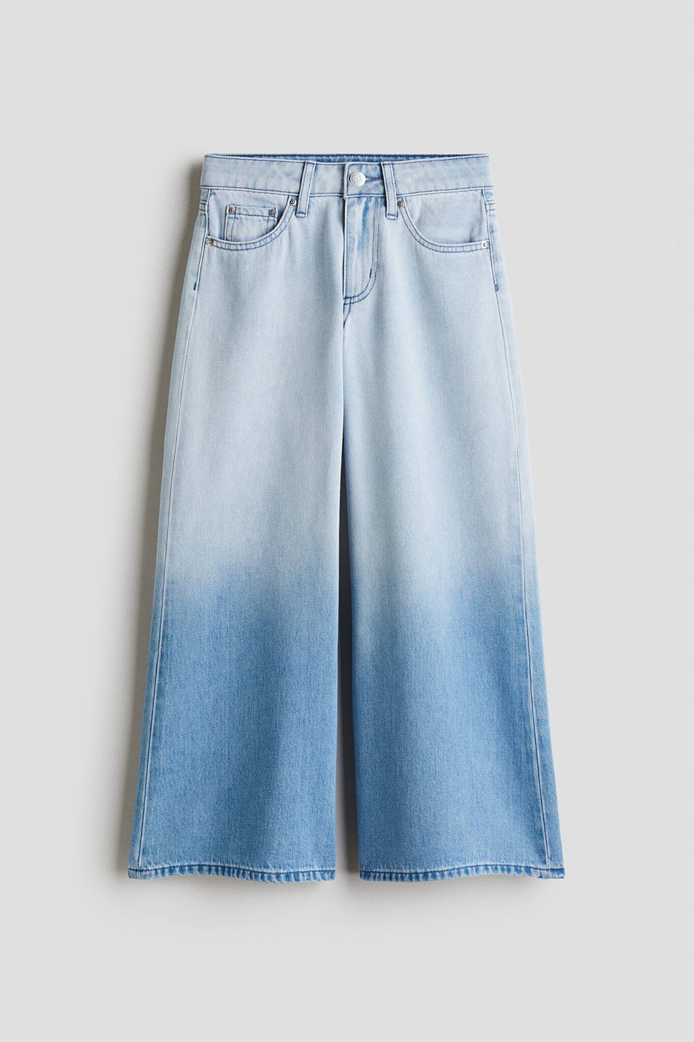 H&M Джинсы с широкими штанинами, синий