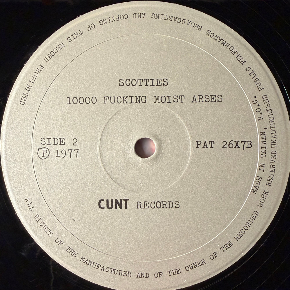 Pat McGlynn's Scotties – 10000 Fucking Moist Arses (Япония 1977г.)