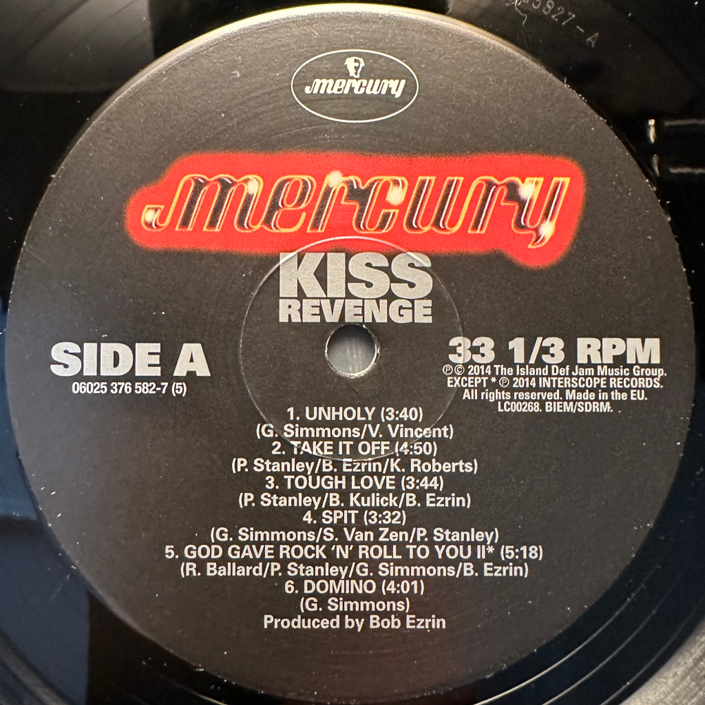 Kiss - Revenge (Европа 2014г.)