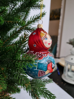 Матрешка стеклянная Мариночка