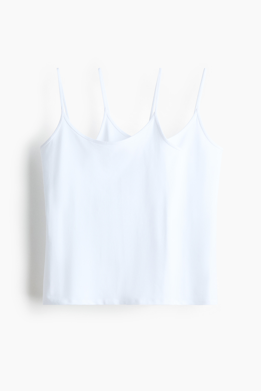 Хлопковые топы на бретелях, 2 шт. - H&M