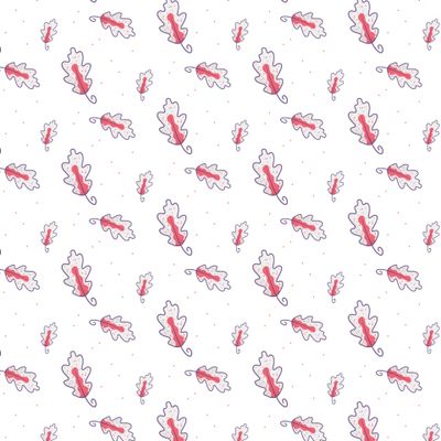 Осенние красные листья на белом фоне