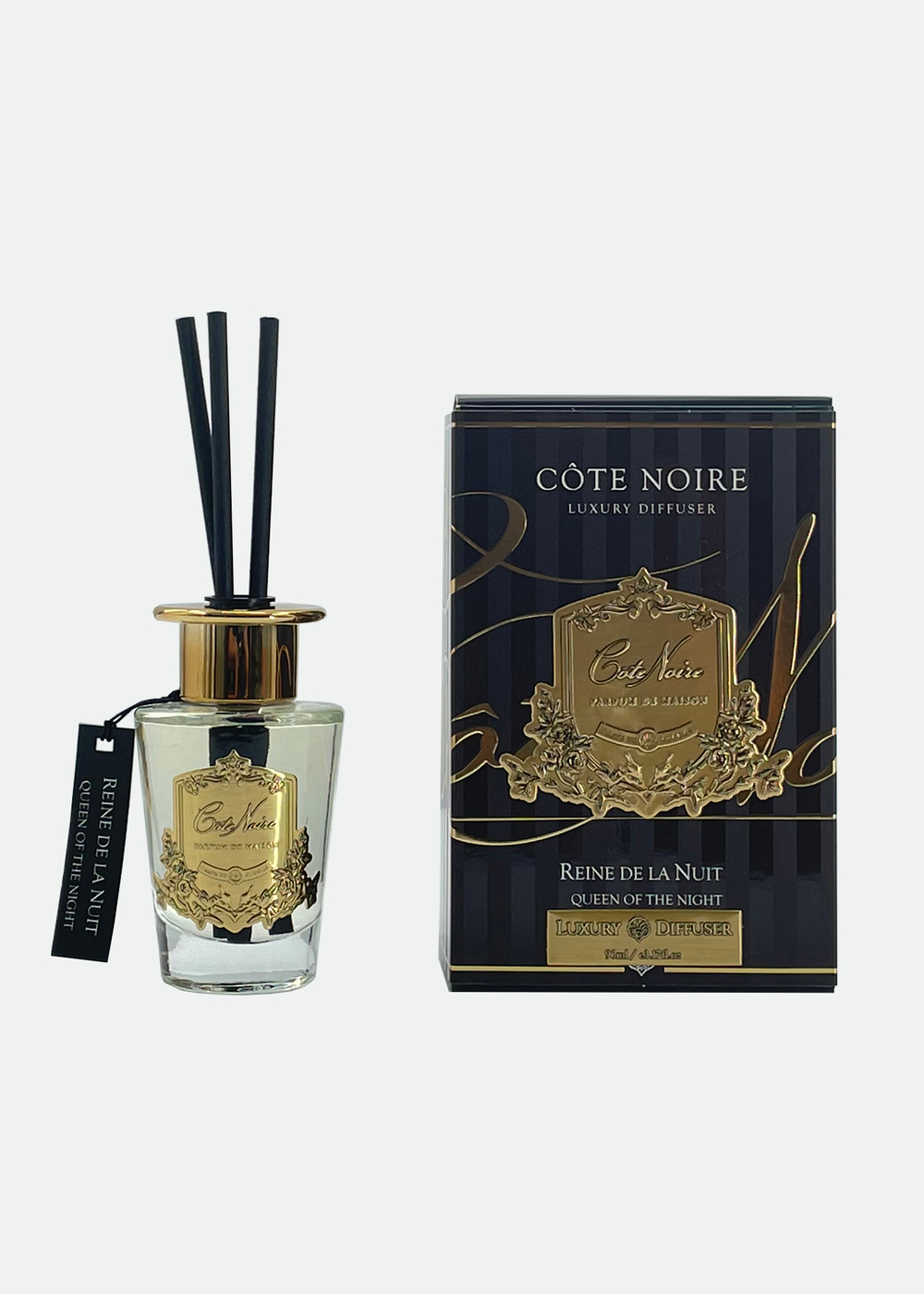 Диффузоры Диффузор QUEEN OF THE NIGHT Cote Noire Золотой