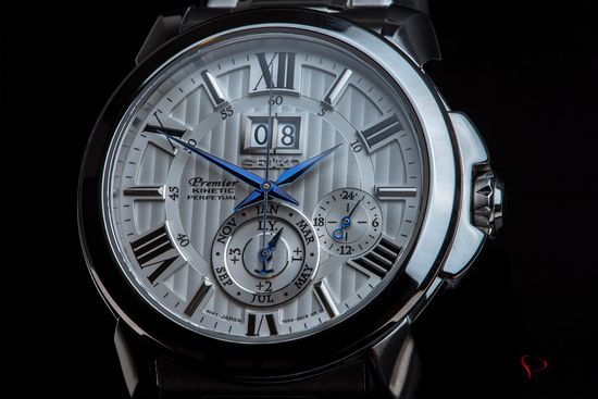 Мужские часы Seiko SNP139P1 Premier Kinetic