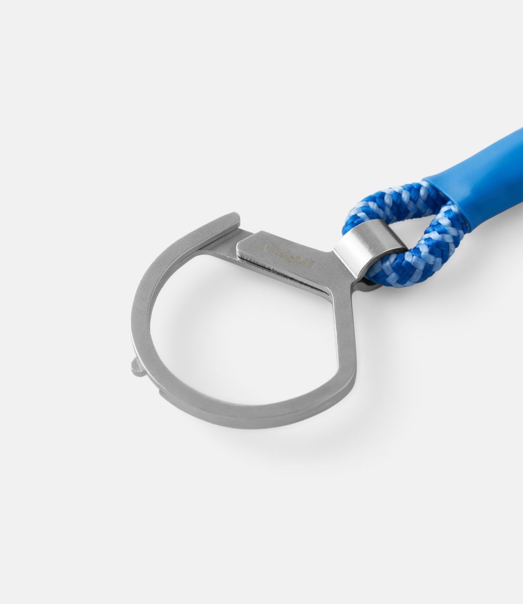 Craighill Rope Split Ring Blue — ключница-карабин