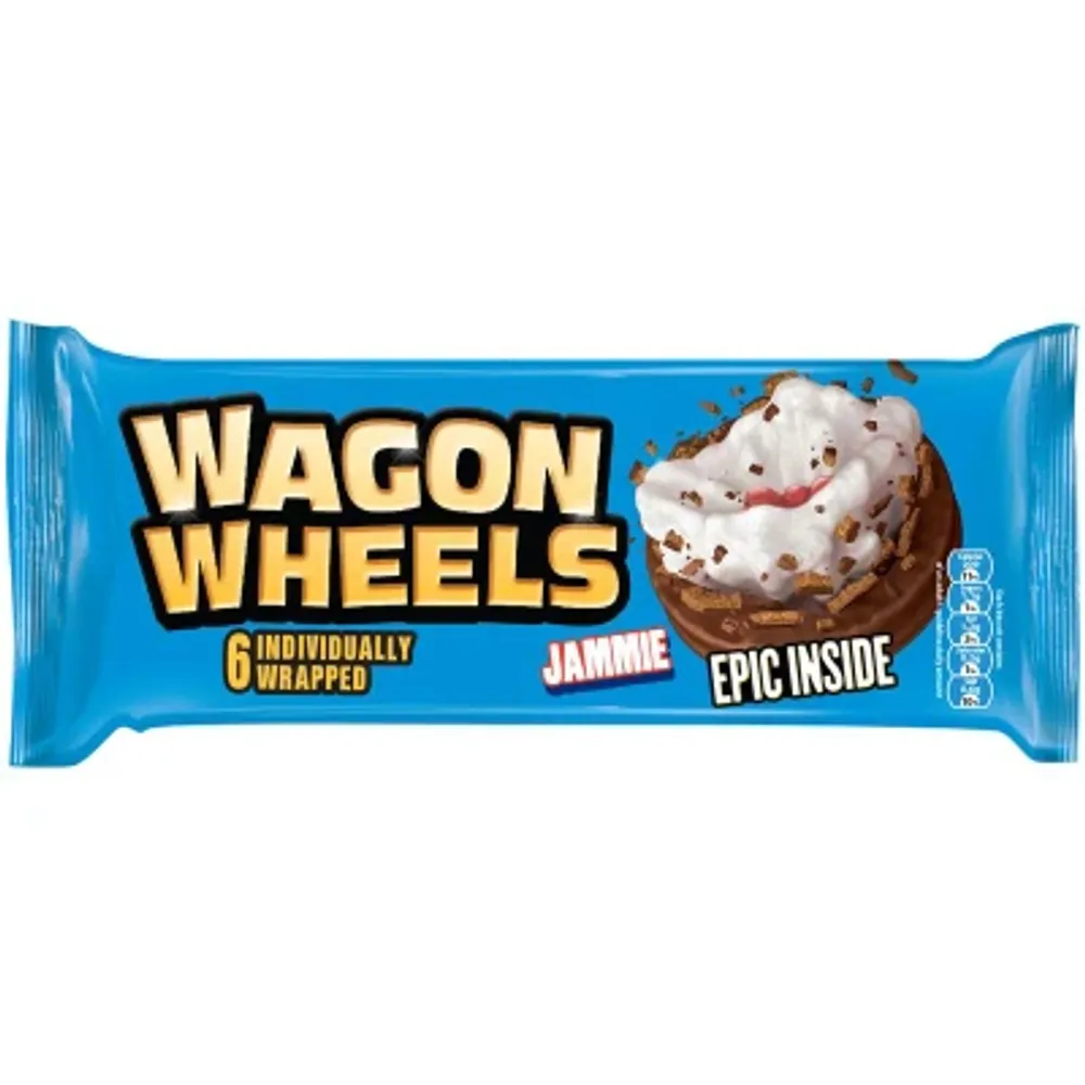 Печенье Wagon Wheels Jammie 270г
