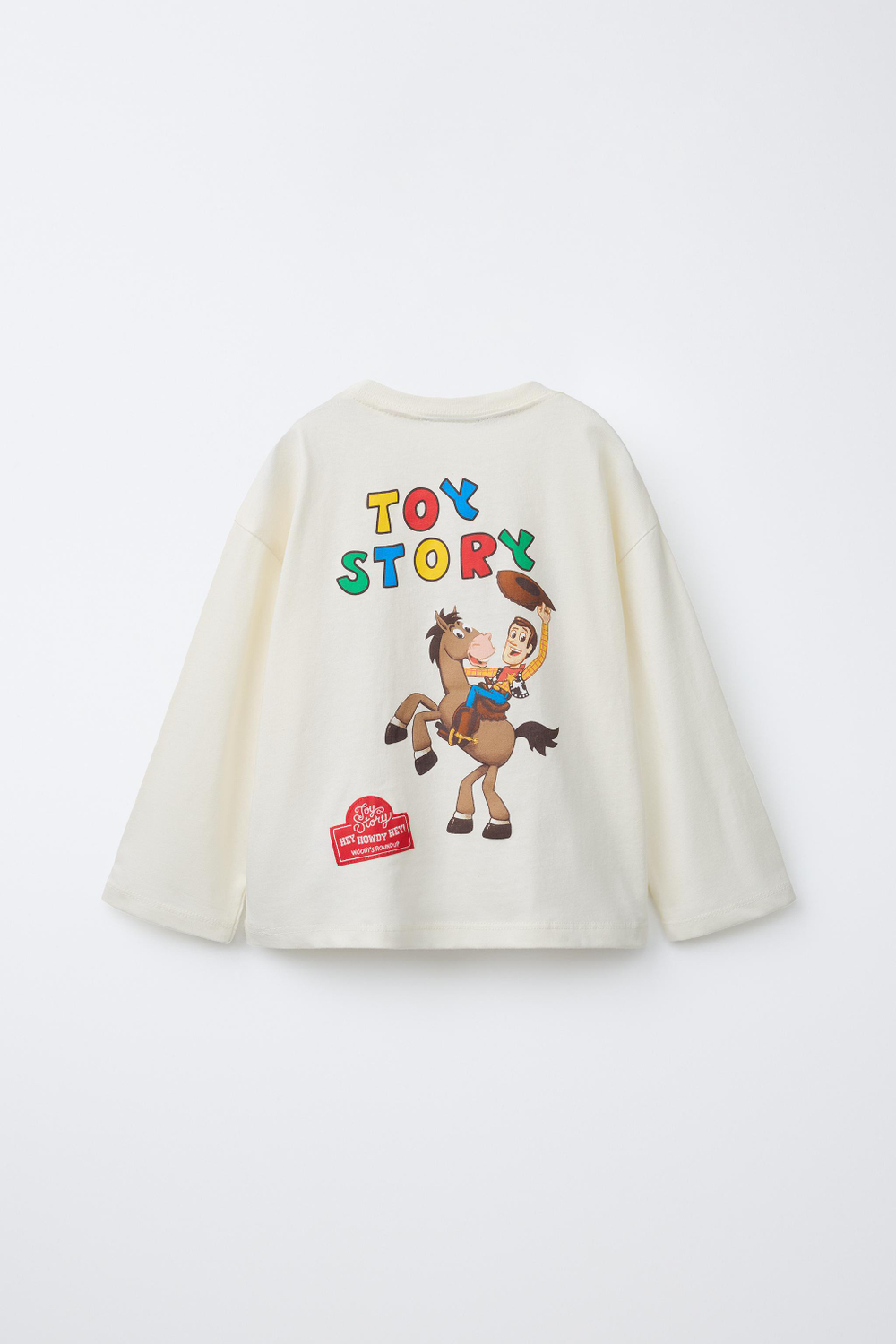 ZARA ФУТБОЛКА С ПРИНТОМ TOY STORY © DISNEY PIXAR, ЖЕЛТОВАТО-БЕЛЫЙ