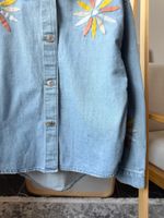 Джинсовая рубашка Zara, 134