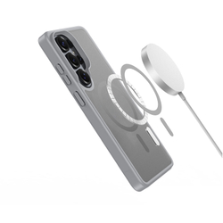 Чехол серого цвета с MagSafe для Samsung Galaxy S26 Ultra, серия Yind Series от Dux Ducis