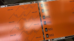 Laminated film and kraft paper with logo, supplied in rolls