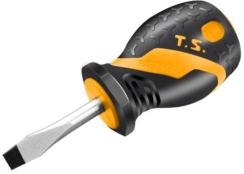 TOLSEN (TT20132) Отвертка шлицевая "Gripro", Slotted 6,5 мм, 38 мм