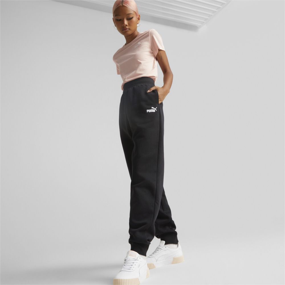 Брюки спортивные женские Puma ESS+ Embroidery High-Waist Pants FL cl