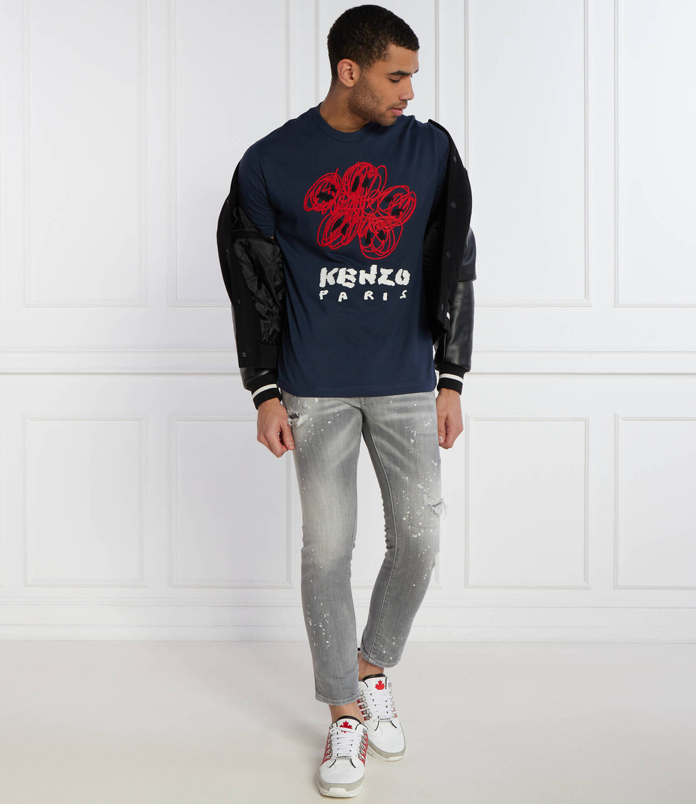 Футболка Kenzo - темно-синий(FE55TS2734SG)