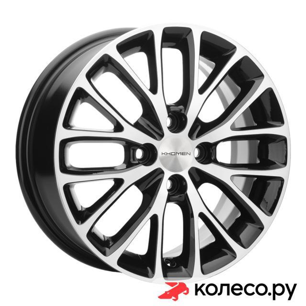 KHW1506 (Vesta) 6x15/4*100 D60.1 ET50 Black-FP