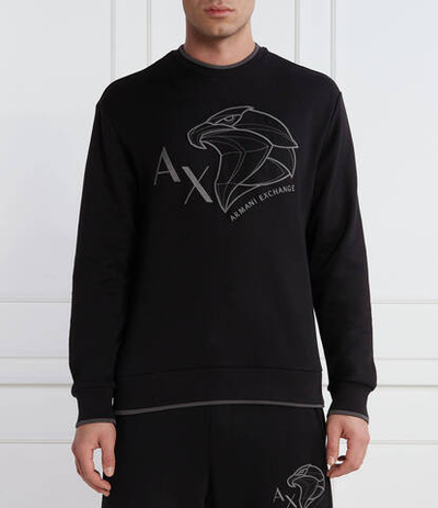 Худи Armani Exchange - черный(3DZMHQ ZJ9KZ)