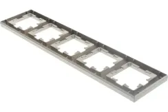 Рамка Systeme Electric ATLASDESIGN 5-постовая шампань 38170