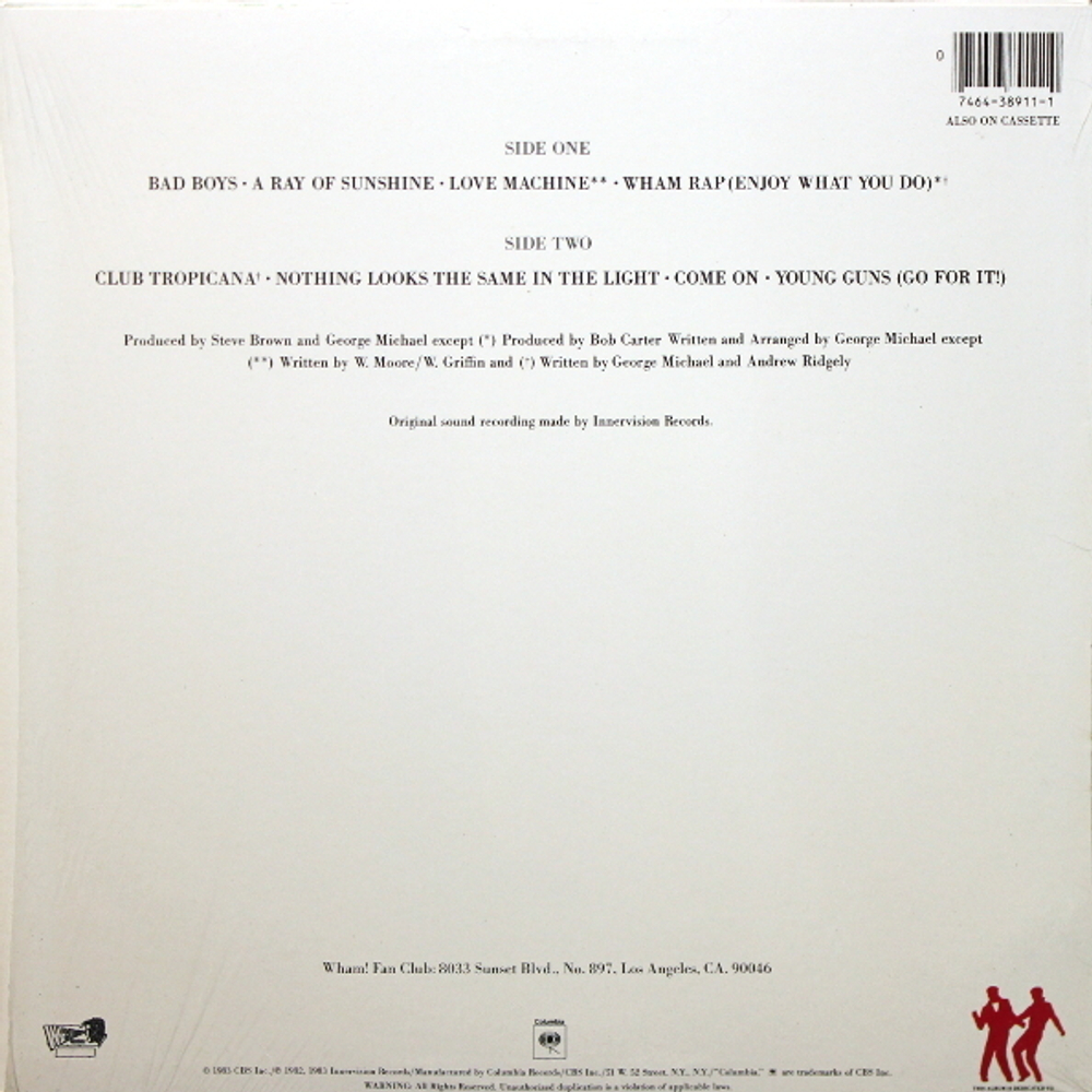 Wham! / Fantastic (LP)
