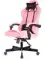 Кресло игровое Knight Terminator розовый Velvet 36 с подголов. крестов. металл