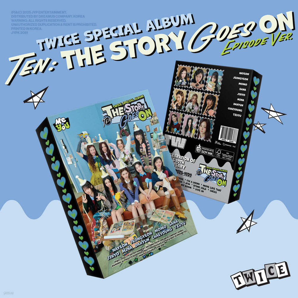 Альбом TWICE - Special Album [TEN: The Story Goes On] (EPISODE Ver.)