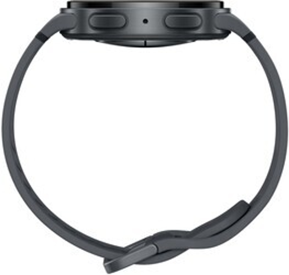 Смарт-часы Samsung Galaxy Watch8 44mm [корпус - серый, ремешок - черный, 1.47", Super AMOLED, 480x480, IP68, Bluetooth, NFC, Wi-Fi, для Android 12.0 и выше]