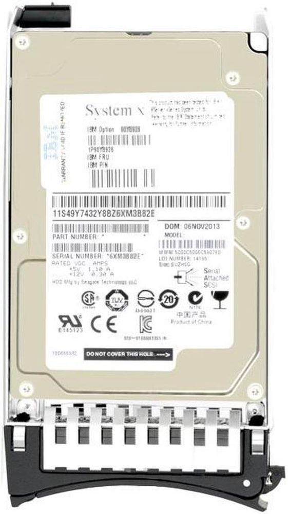 Жесткий диск IBM 300GB 10K 2.5 SAS 6GB 00W1156
