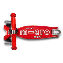 Самокат Maxi Micro Deluxe LED Красный