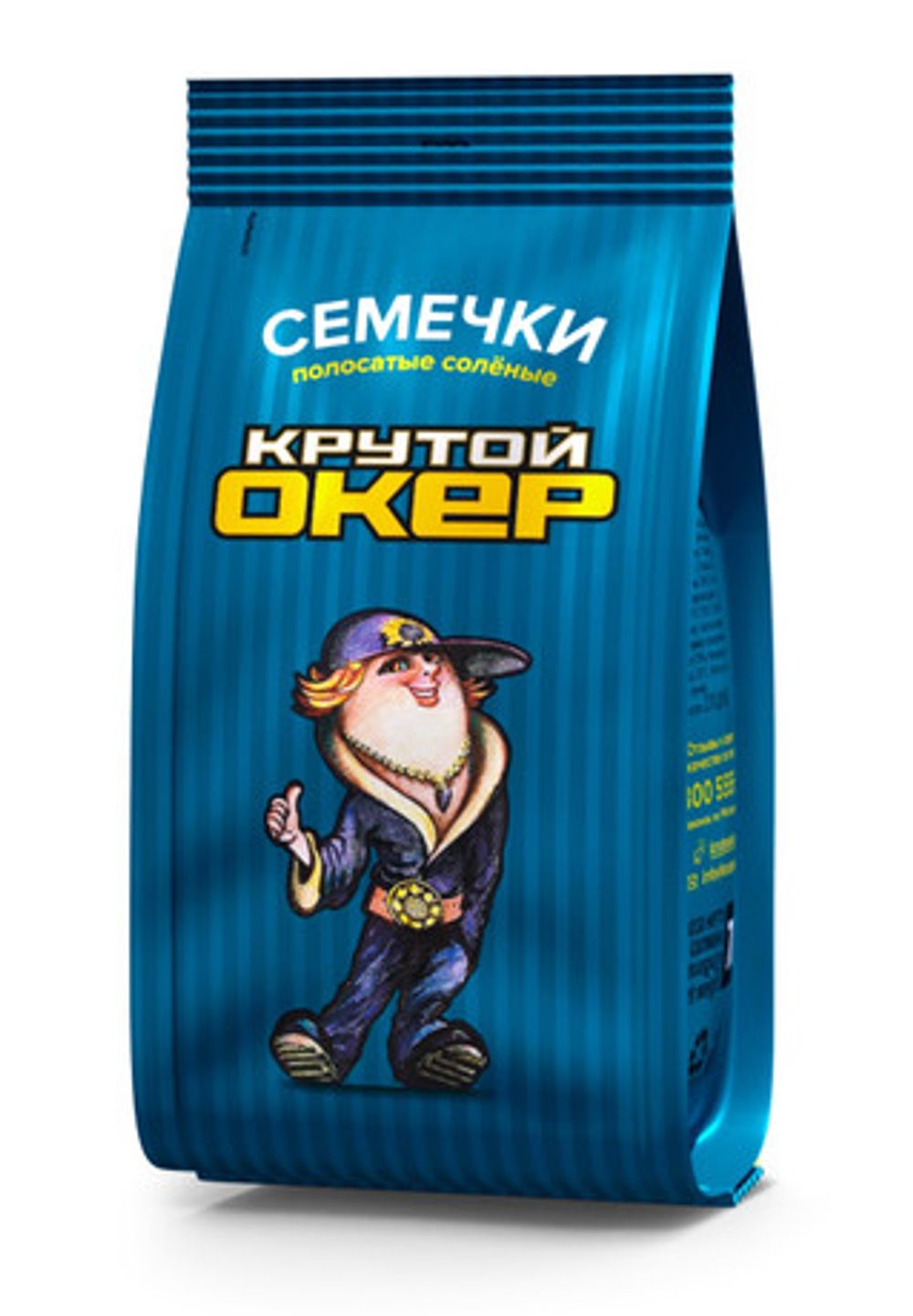 Семечки "Крутой Окер" полосатые с солью 70г