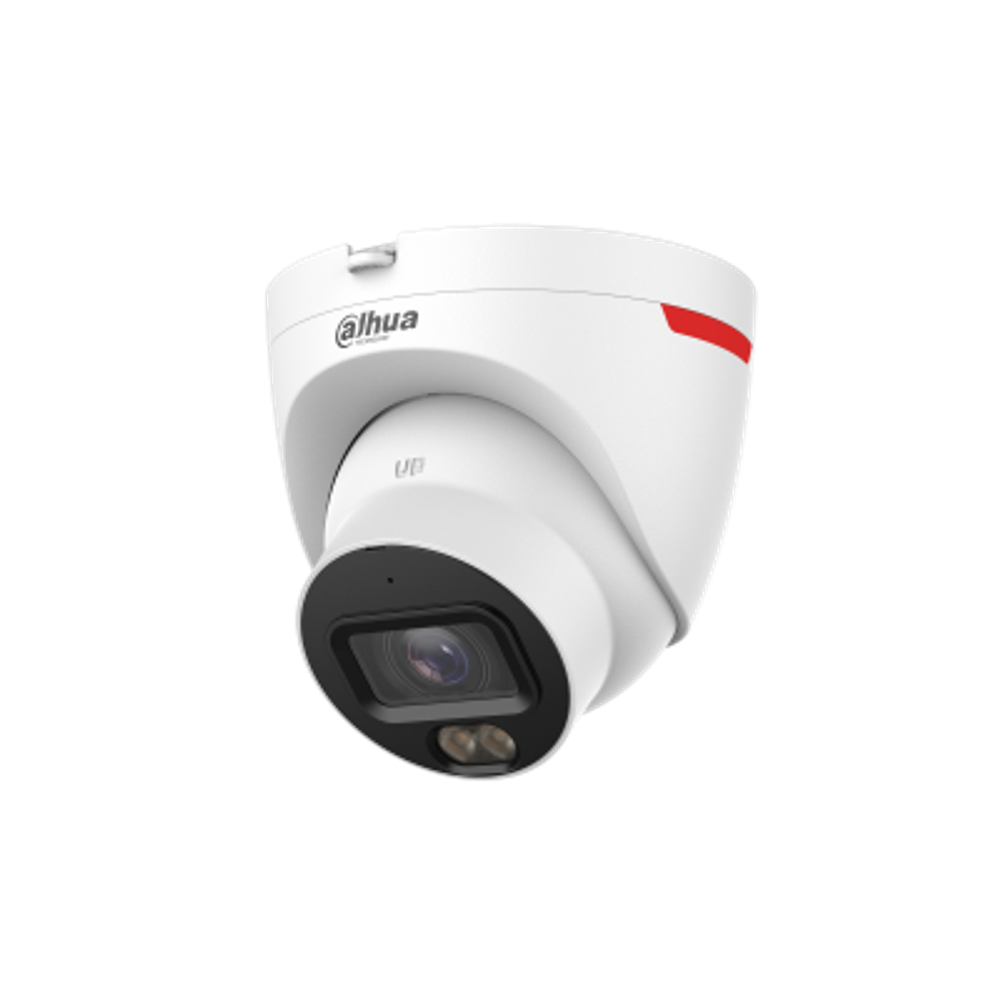 IP-камера видеонаблюдения уличная купольная Wizcolor с ИИ 2Мп Dahua DH-IPC-HDW2249TP-S-LED-0360B-PRO