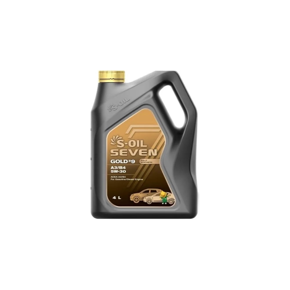 Масло моторное SEVEN GOLD #9 A3/B4 5W-30 4л S-OIL E107773