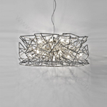 Pendant design lamp  Etoile by Terzani Round (Silver)
