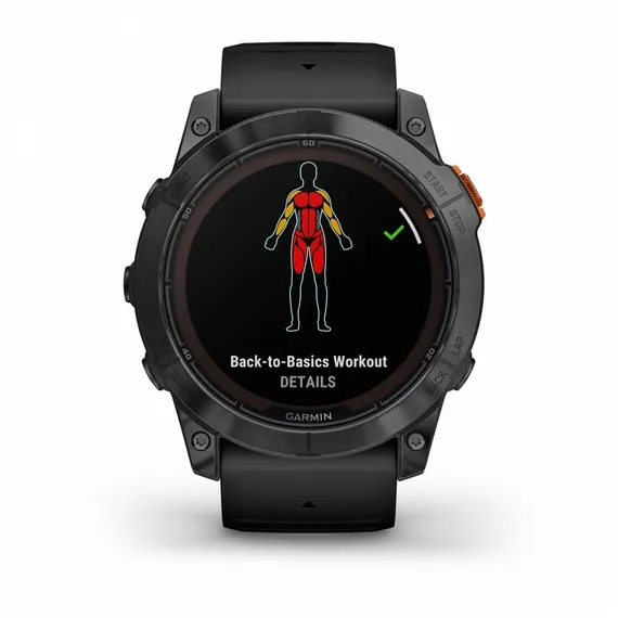 Умные часы Garmin Fenix 7X Pro Solar Edition Серый с черным ремешком 010-02778-01