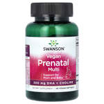 Swanson Vitamins, веганский пренатальный мультивитаминный комплекс, 90 веганских капсул