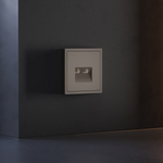 Накладка для розетки компьютерной двойной RJ45+RJ45 кат.6, (капучино) Voltum S70 VLS001414