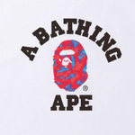 A Bathing Ape Stroke Camo College Tee