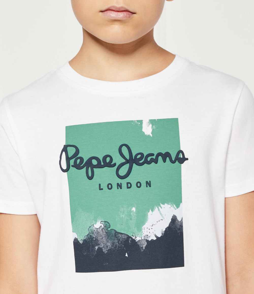Футболка RAFER Pepe Jeans London - белый(PB503844)