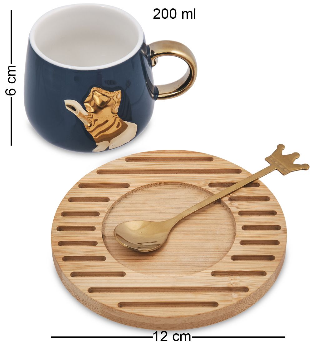 GAEM Art MUG-414/2 Чайная пара «Кошечка»