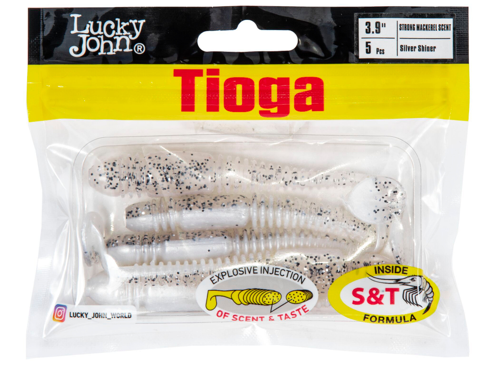 Виброхвосты съедоб. искусст. LJ Pro Series TIOGA 3.9in (10.00)/Z02 5шт.
