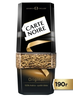 Кофе растворимый CARTE NOIRE 190 гр