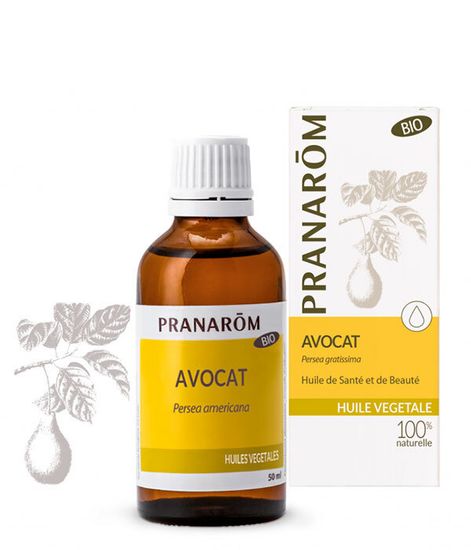 Натуральное растительное масло Авокадо БИО, Pranarom