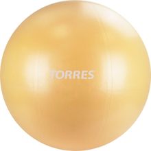 СЦ*Мяч гимн. TORRES, AL122165BG, диам. 65 см, эласт. ПВХ,с защ. от взрыва, с насосом, песочный