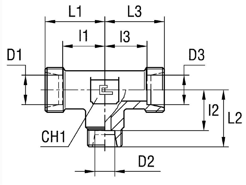 Соединение PRT DS25 20 25 (корпус)