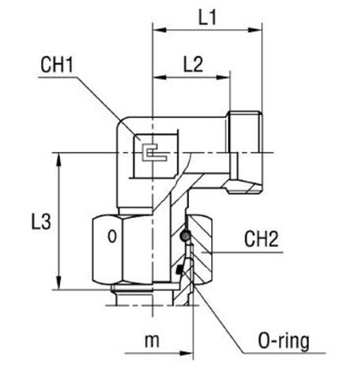Соединение PN90 DL08 14х1.5