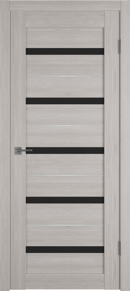Дверь Atum Al 7 / Stone Oak / Black Gloss SM / Владимирские двери Дверь Atum Al 7 / Stone Oak / Black Gloss SM / Владимирские двери